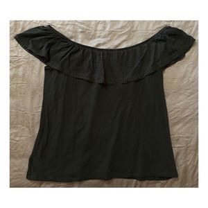 Black Off the Shoulder Top